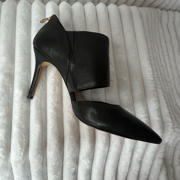 Vince Camuto Zip 3 1/2 " Heels with Penny Heel Black Size 8.5 - Picture 13 of 16